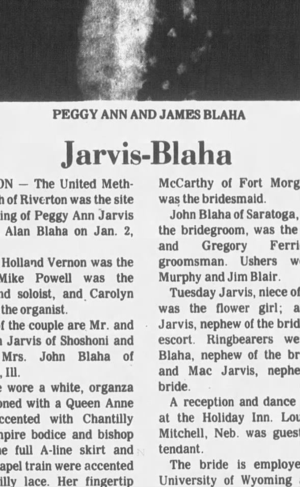 Clipping from Casper Star-Tribune